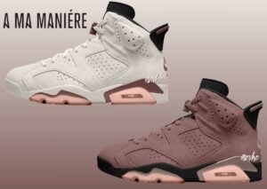 A Ma Maniere x Air Jordan 6 Releasing in Two Colorways Holiday 2025
