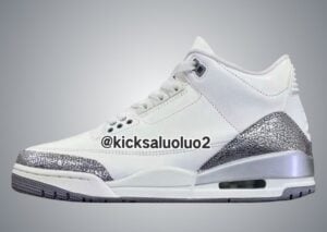 Air Jordan 3 “Sail Metallic Silver” Releases April 2025