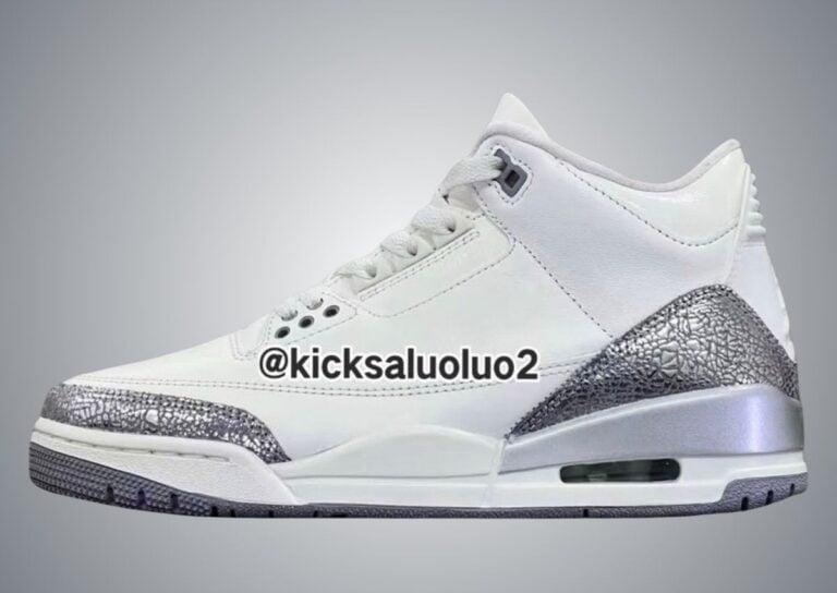 Air Jordan 3 Sail Cement Grey Metallic Silver CK9246-100