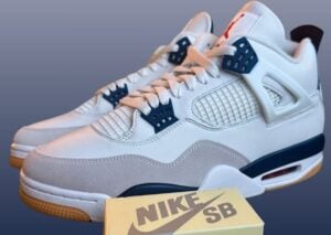 Nike SB x Air Jordan 4 “Navy” Releases March 2025